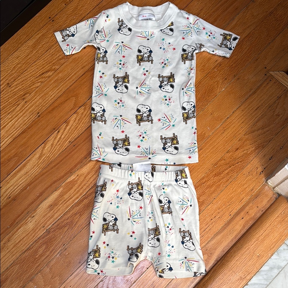 Hanna Andersson short jams - Snoopy print
